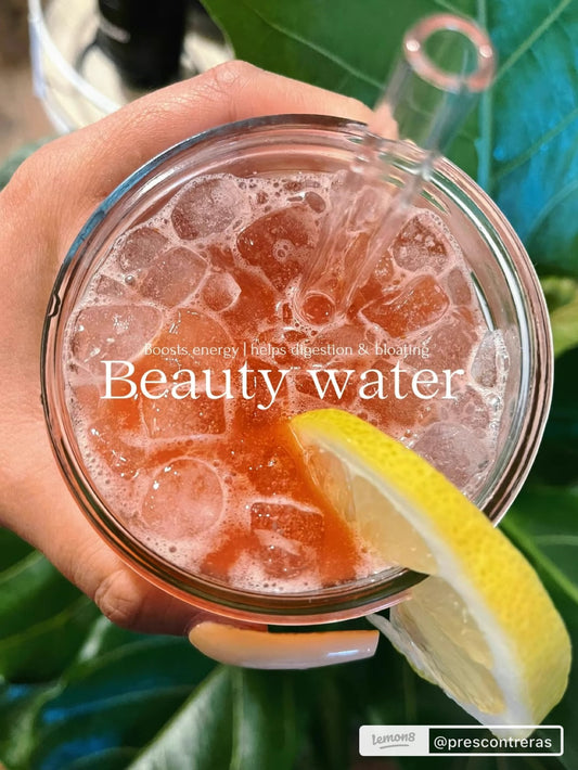 Beauty water - self care ideas