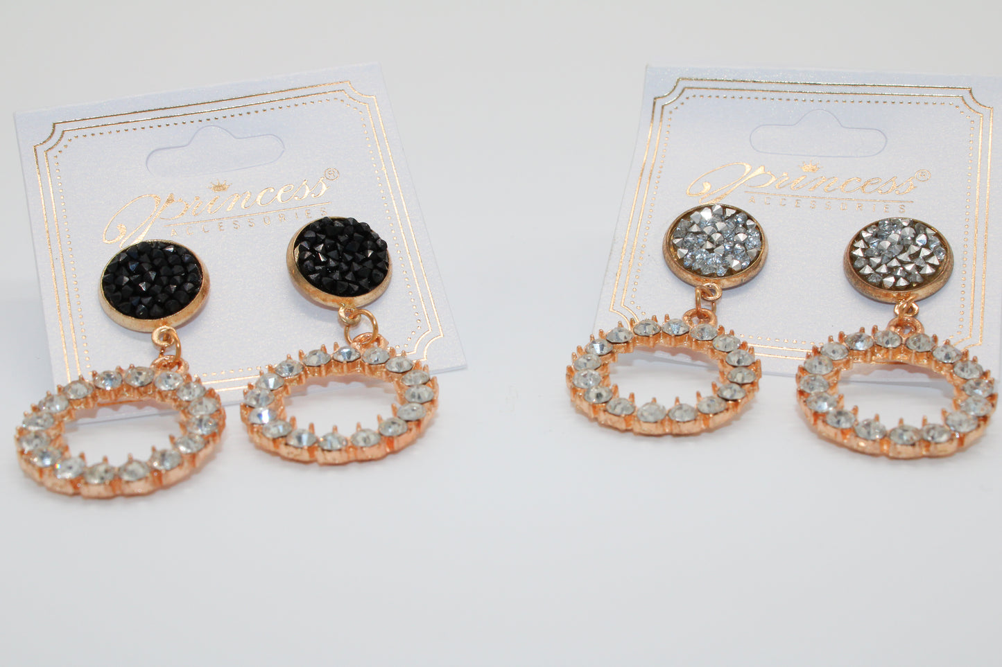 mini gold dimond- earrings