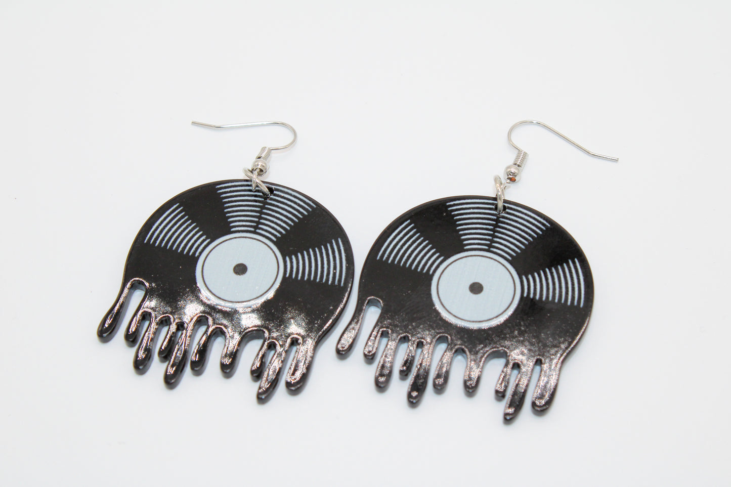 Classic Vinyl Drop Earrings