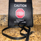 Stop Sign Black Small Handbag