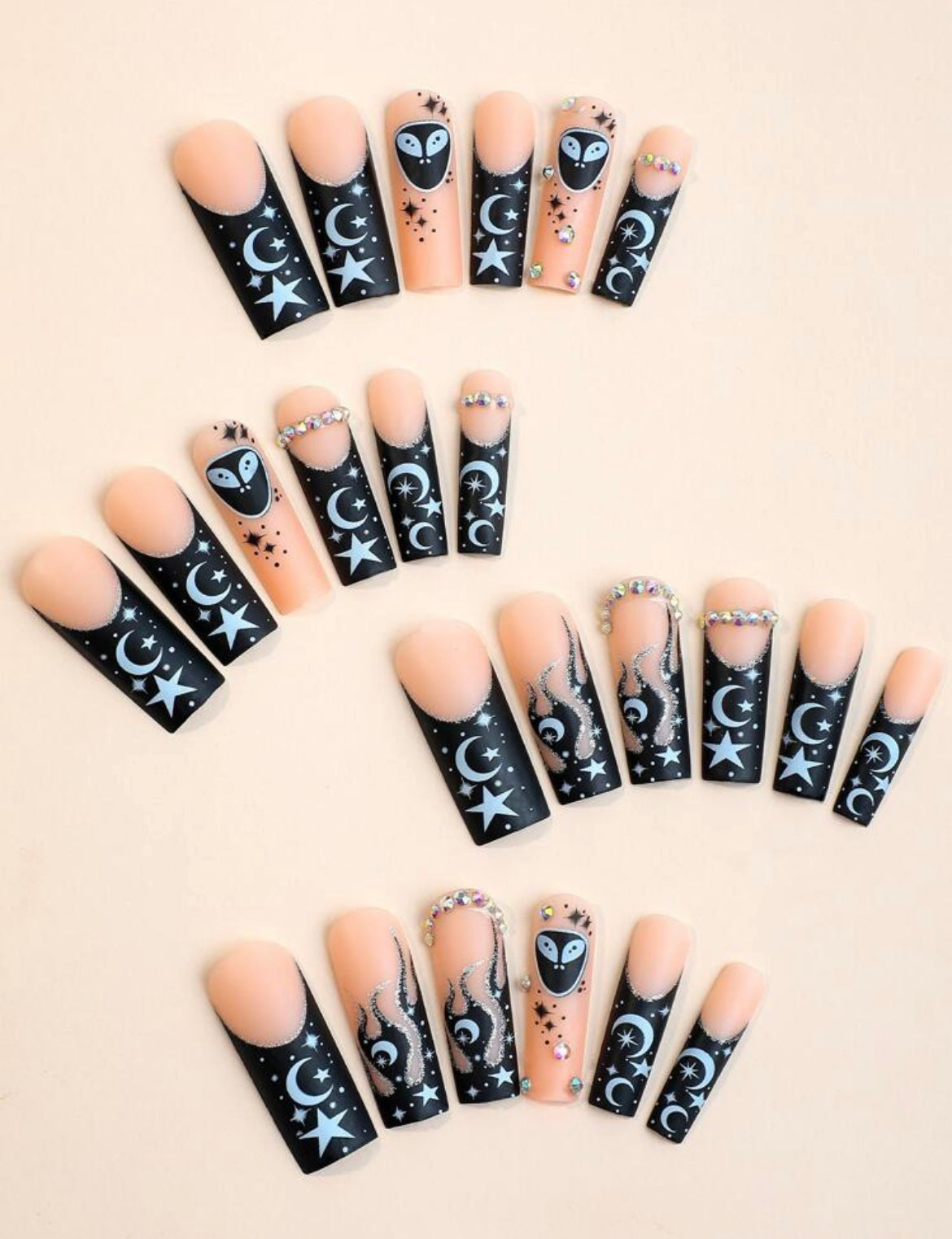 Alien Nude Blck & White set