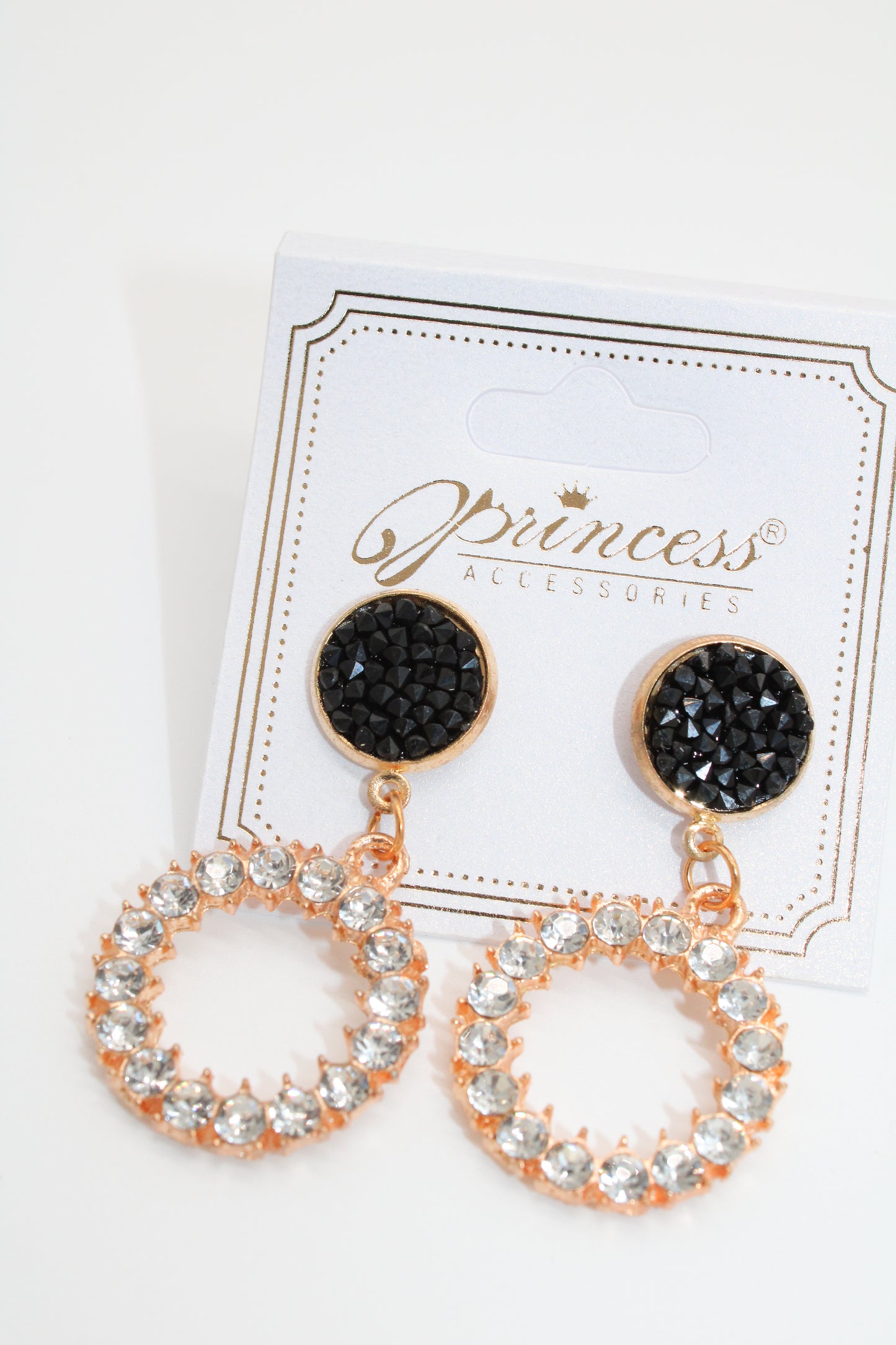 mini gold dimond- earrings
