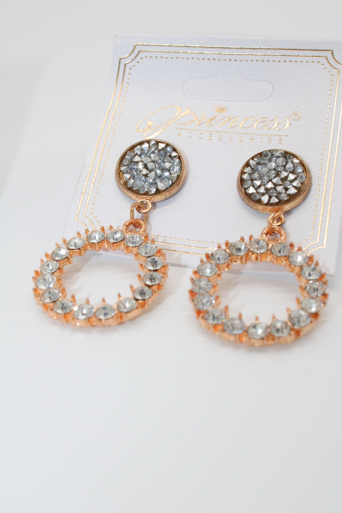 mini gold dimond- earrings