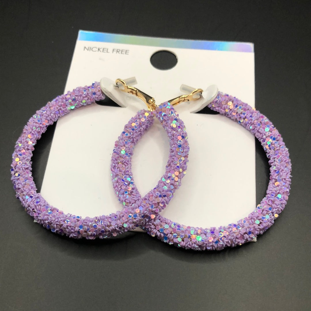 Rhinestone Hoops