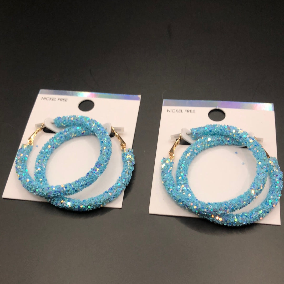 Rhinestone Hoops